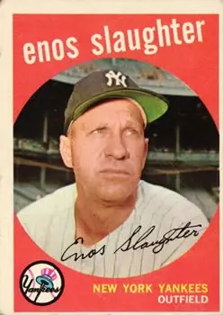 1959 Topps #155 Enos Slaughter