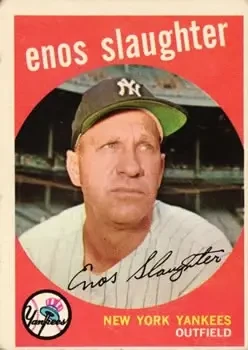 1959 Topps #155 Enos Slaughter