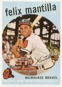 1959 Topps #157 Felix Mantilla
