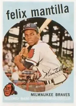 1959 Topps #157 Felix Mantilla