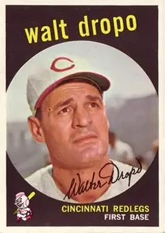 1959 Topps #158 - Walt Dropo - Cincinnati Redlegs 1959 Topps #158 - Walt Dropo - Cincinnati Redlegs