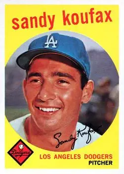 1959 Topps #163 Sandy" Koufax