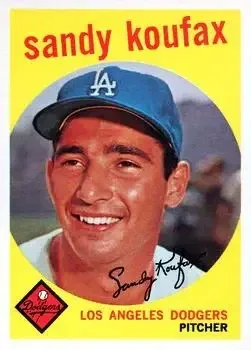 1959 Topps #163 Sandy" Koufax