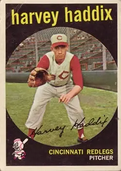 1959 Topps #184 Harvey Haddix