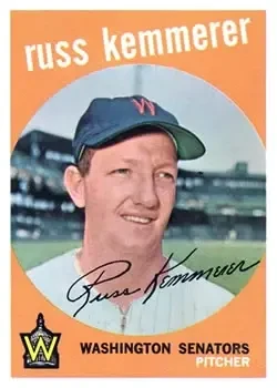 1959 Topps #191 Russ Kemmerer