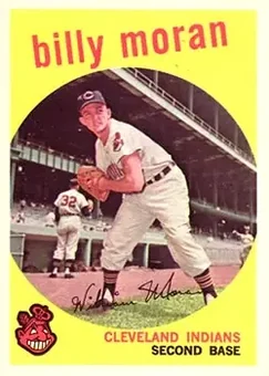 1959 Topps #196 - Billy Moran - Cleveland Indians