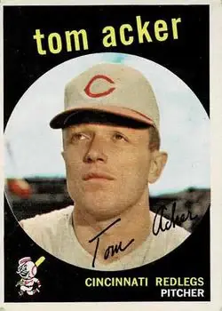 1959 Topps #201b Tom Acker