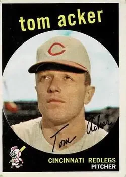 1959 Topps #201b Tom Acker