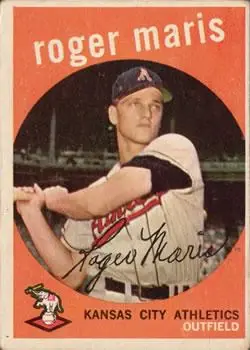 1959 Topps #202b Roger Maris