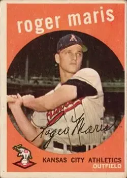 1959 Topps #202b Roger Maris