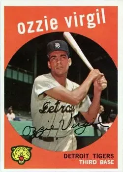 1959 Topps #203b Ossie Virgil