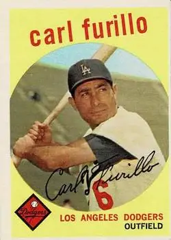 1959 Topps #206b Carl Furillo