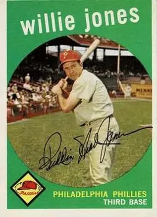 1959 Topps #208b Willie Jones