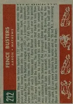 Back of Eddie Mathews)