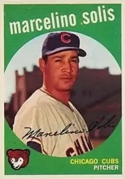 1959 Topps #214b Marcelino Solis