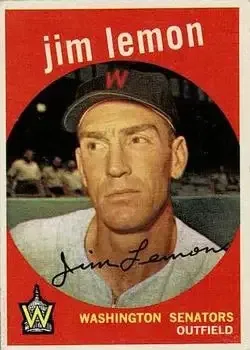 1959 Topps #215b Jim Lemon