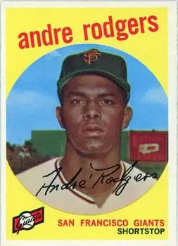 1959 Topps #216b Andre Rodgers