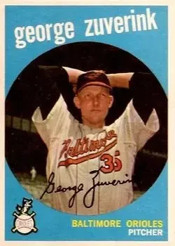 1959 Topps #219b George Zuverink