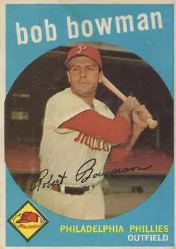1959 Topps #221b Bob Bowman