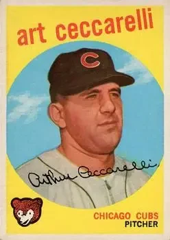 1959 Topps #226b Art Ceccarelli