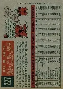 Back of Hal Smith