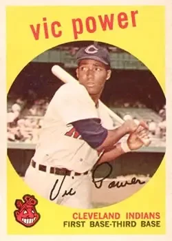 1959 Topps #229b Vic Power