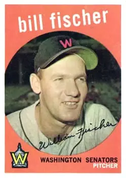 1959 Topps #230b Bill Fischer