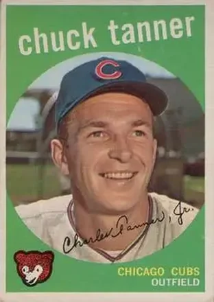 1959 Topps #234b Chuck Tanner