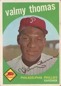 1959 Topps #235b Valmy Thomas