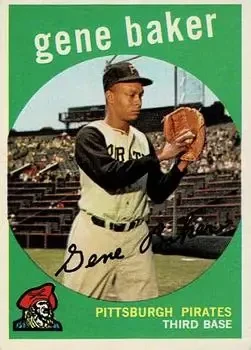 1959 Topps #238b Gene Baker