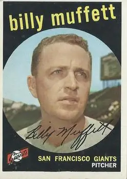 1959 Topps #241b Billy Muffett