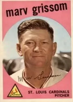1959 Topps #243b Marv Grissom