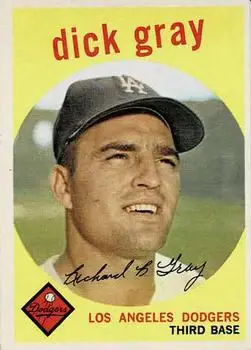 1959 Topps #244b Dick Gray