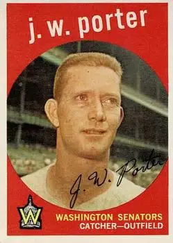 1959 Topps #246b J.W. Porter
