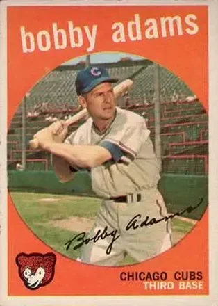 1959 Topps #249b Bobby Adams