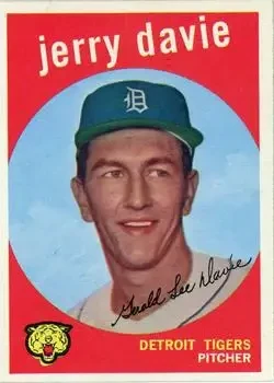 1959 Topps #256b Jerry Davie