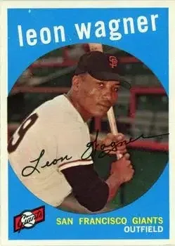 1959 Topps #257b Leon Wagner