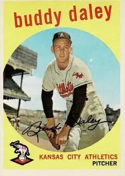 1959 Topps #263b Bud Daley