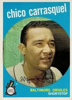 1959 Topps #264b Chico Carrasquel