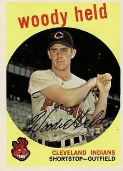 1959 Topps #266b Woodie Held