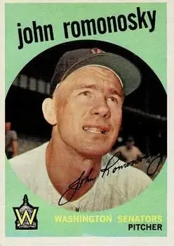1959 Topps #267b John Romonosky