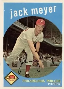1959 Topps #269b Jack Meyer