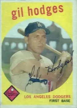 1959 Topps #270b Gil Hodges