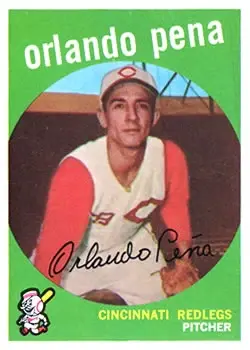 1959 Topps #271b Orlando Pena