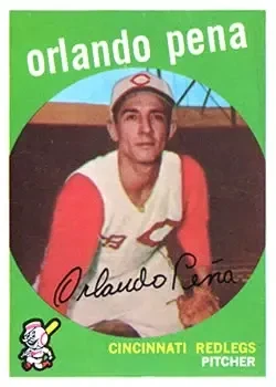 1959 Topps #271b Orlando Pena