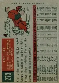 Back of Joe Jay