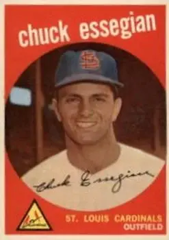 1959 Topps #278b Chuck Essegian