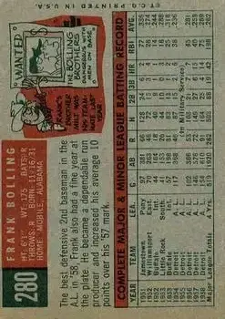 Back of Frank Bolling