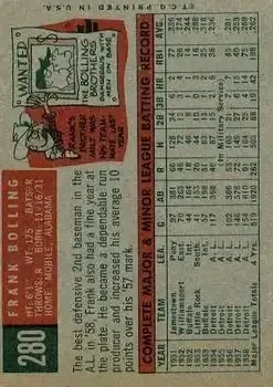 Back of Frank Bolling