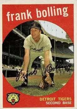 1959 Topps #280b Frank Bolling